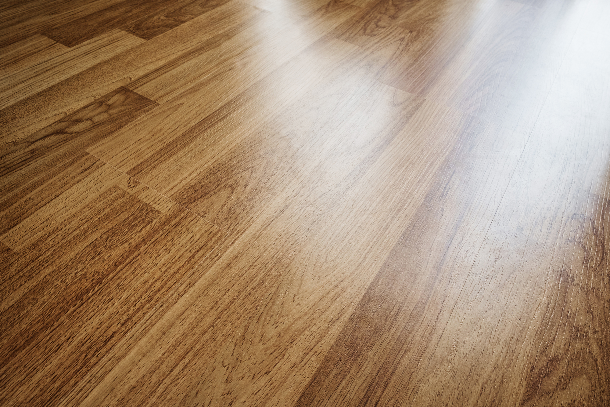 Buffed VCT wood planks